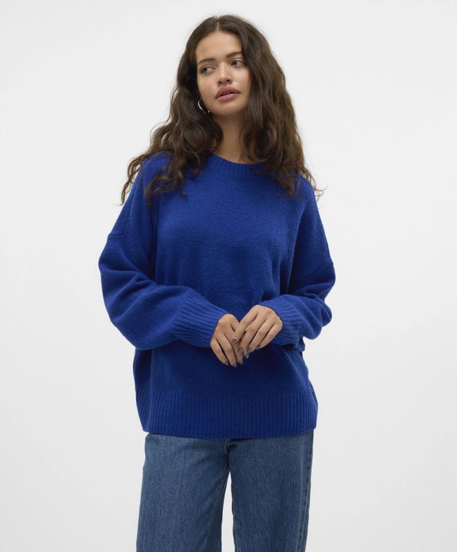 VERO MODA Trui 'VMBoom'  royal blue/koningsblauw