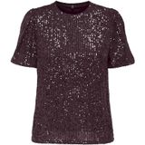 Only - Onlana - T-shirt - Wijn