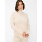 Brax Dames  Style LIZ canvas, crème wit, maat 38