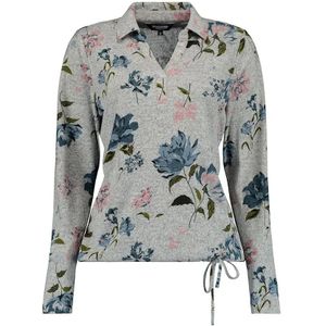 Bloomings - Top Flowers - Grijs Dessin - Imprimétops