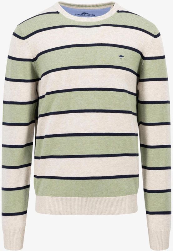 Fynch Hatton - 1414218 - Trui - Gestreept - Katoen