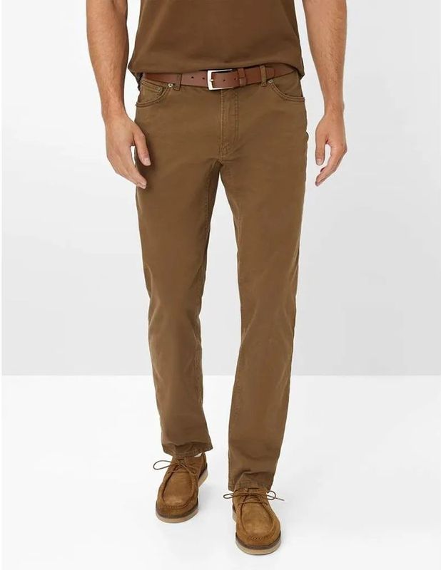 Brax - Style CHUCK - Fiv-Pocket Broek - Donkerbruin - Modern Fit