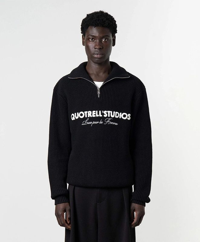 Quotrell - Jace Studio Sweater - Zwart - Vesten