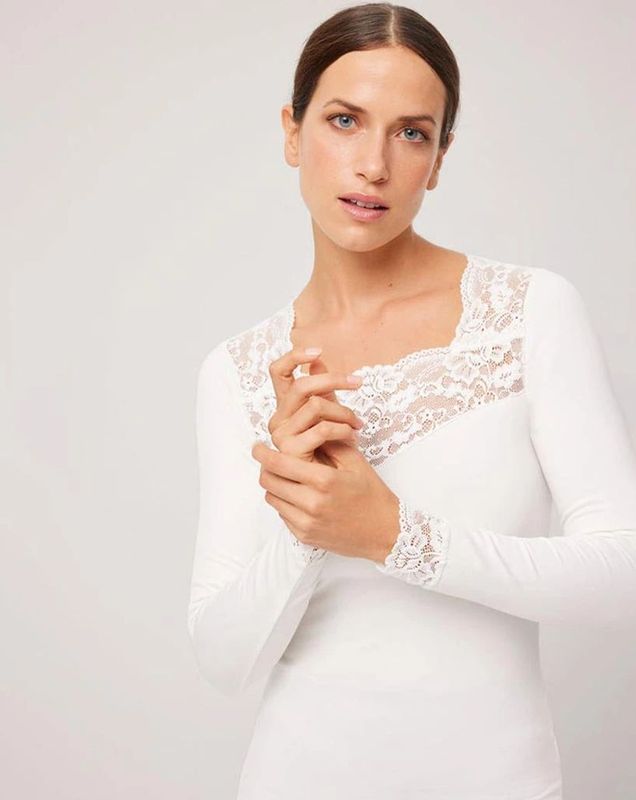 Ysabel Mora - Thermisch Shirt - Grijs - Lange Mouwen - Thermische Polariteit