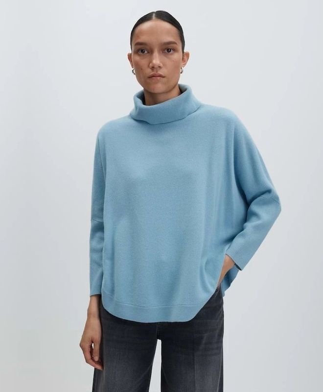 Relaxed fit coltrui van wolmix, model 'Tariana'