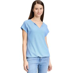 T-shirt - Viscose - Uitgesneden Hals - Kwartmouw - Normale Pasvorm