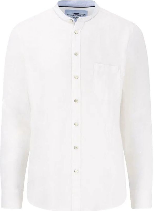 Fynch Hatton - Premium Linnen - Overhemd - Licht - Lange Mouwen