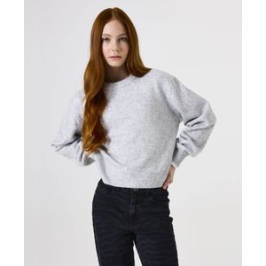 GARCIA - Effen Trui - Grijs - Lange Mouw