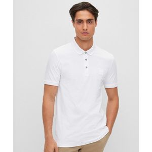 BOSS Slim Fit Polo Passenger White