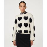 Fabienne Chapot Trui  zwart / wit