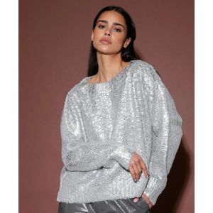 Amaya Amsterdam - Top lange mouw 254-A35 - Donker Blauw - Dames