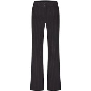 Red Button Flared Broek Bibette Pinstripe