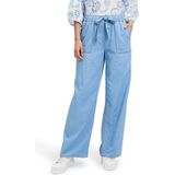 Betty & Co - Casual Broek - Blauw - Dames - 2XL - Met Elastische Tailleband