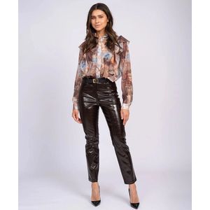 NIKKIE Leren Broek Luz