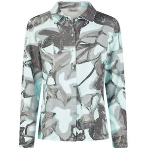 Barbara Lebek - Blouse Allover Print - Groen - 44