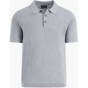 FYNCH-HATTON - Poloshirt - Lichtgrijs - Met Geborduurd Logo