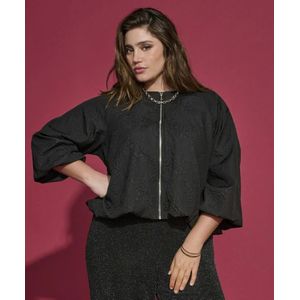 ONLY CARMAKOMA - Jas - 3/4 Mouwen - Polyester Voering - Geplooid Detail