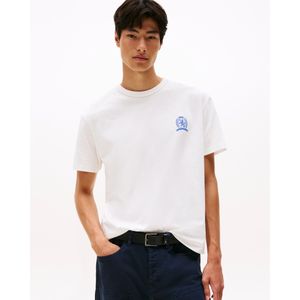 Tommy Jeans Shirt 'PLAY'  ecru / blauw / rood