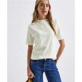 Street One Dames Shirt met geribbelde textuur in Wit, in size: 34