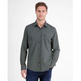 Lerros - Overhemd - Classic Navy - Lange Mouwen - Grafisch Patroon