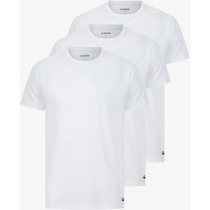 G-Star RAW - T-shirt COVE - Bright White - T-shirts - 3 Pack - Regular Fit - Ronde Halsvorm