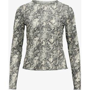 OBJECT - OBJMONTANA - Longsleeve - Beige - Dierenprint