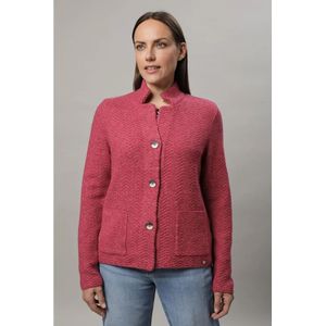 golléhaug Vest Kraag Structuur Print