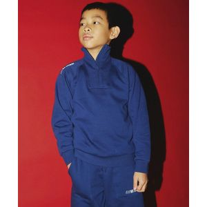 Sweatshirt - Regular Fit - Hoge Hals - Lange Mouwen - Geborduurd