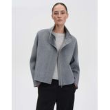 Relaxed fit wollen jack met kasjmier, model 'VARAH PURE'