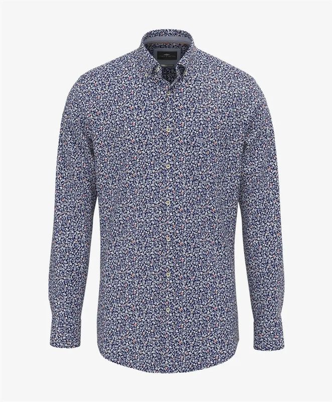 Fynch Hatton - 15088710 - Overhemd - Gestippeld - Met Lange Mouwen