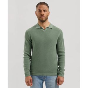 Dstrezzed - Kostas - Longsleeve Polo - Groen - Heren