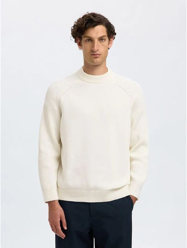 SELECTED HOMME - Dereck - Gebreide Pullover - Regular Fit - Puur Katoen