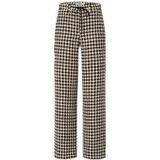 Brax - MAINE - Damesbroek - Katoenmix - Brede Pijpen - All-over Look