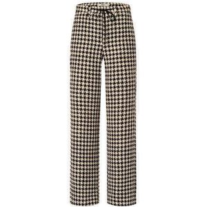 Brax - MAINE - Damesbroek - Katoenmix - Brede Pijpen - All-over Look