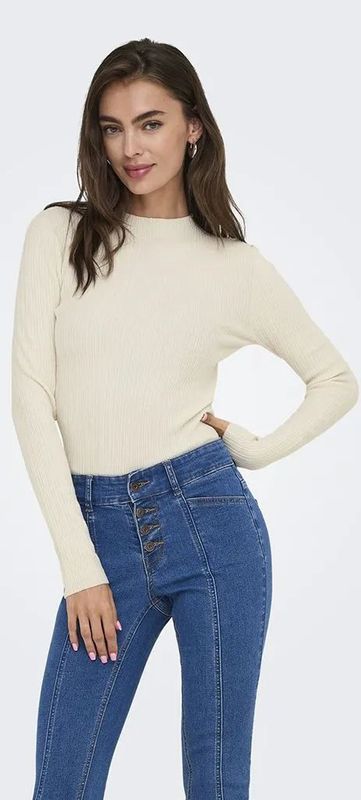 Only - Onlcoco Life - Trui - Ecru