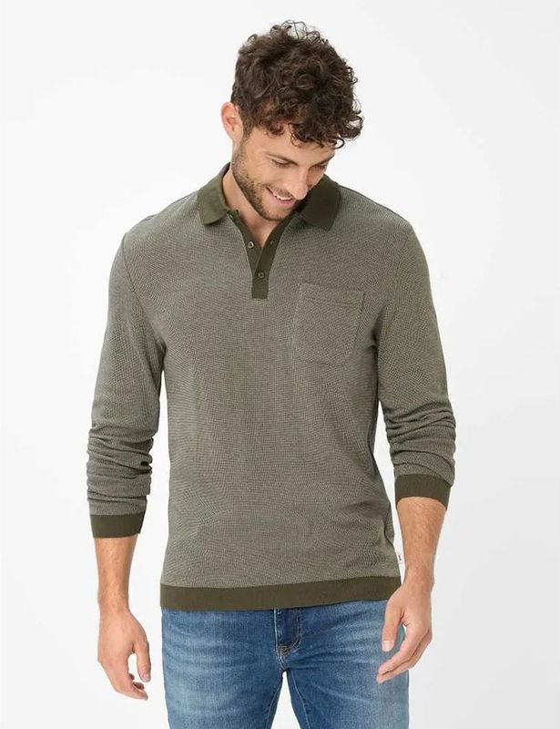 Brax Heren  Style PAROS olive Groen Olijf, groen - olijf, maat M