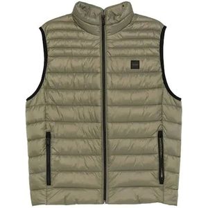 Open Green - Bodywarmer - Met Opstaande Kraag - Ritszakken - Regular Fit