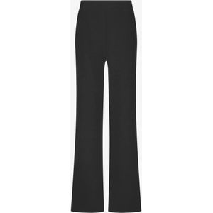 Tramontana - Wide Leg High Waist Casual Broek - Zwart - Met Glitter