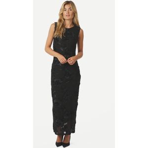 Neo Noir Maxi Jurk Tiranna Big Flower