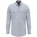 Fynch-Hatton - Overhemd - Lichtblauw - Leaved Regular Fit