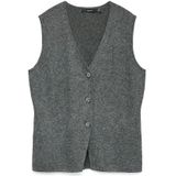 VERO MODA CURVE - Gilet - Grijs