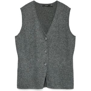 VERO MODA CURVE - Gilet - Grijs