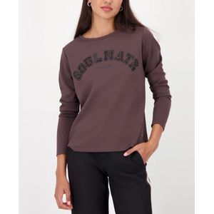 monari Sweatshirt  donkerbruin / zwart