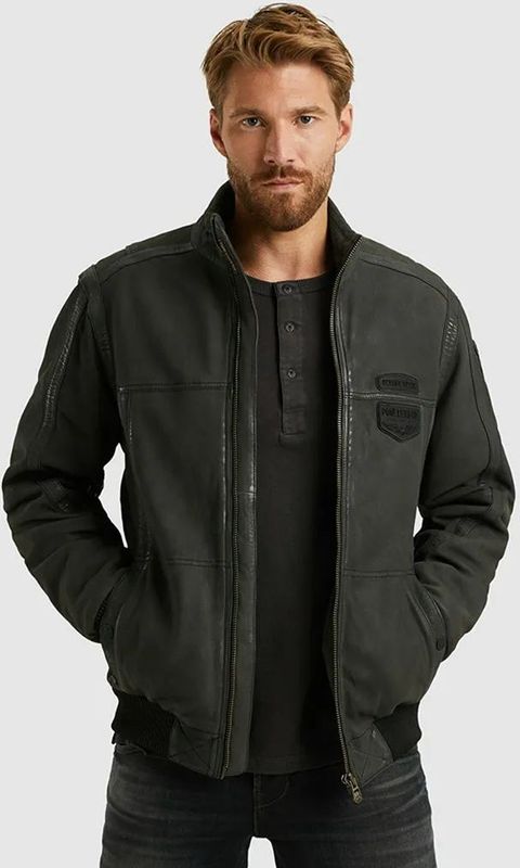 PME Legend - AIRBRIDGE - Leren Jas - Zwart - Heren