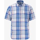 Fynch Hatton - Kleurrijke Linnen Ruiten - Overhemd - Korte Mouwen