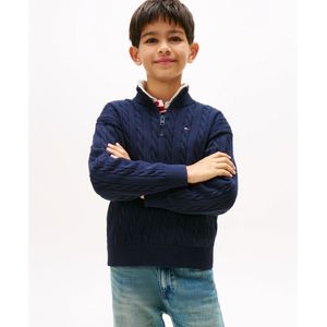 Tommy Hilfiger - Schipperstrui - Effen - Regular Fit - Puur Katoen