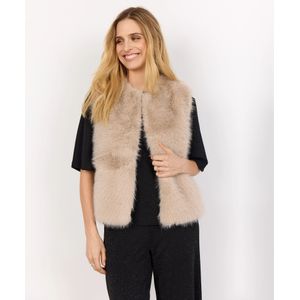 Soyaconcept - SC-NAIDA - Gilet - Beige - Mouwloos - 100% Polyester