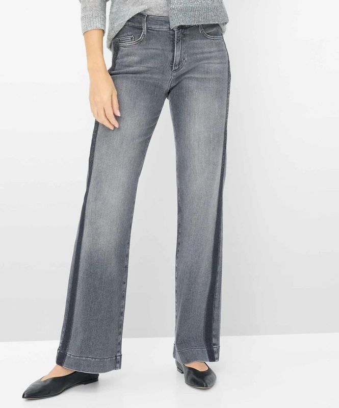 Flared jeans met 5-pocketmodel, model 'MAINE'