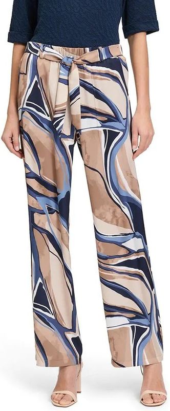 Betty & Co - Broek met Print - Veelkleurig - Dames