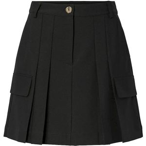 YAS - Mini Rok Plera - Zwart